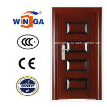 Brasil Heatransfer Woodcolor Venta caliente Puerta de acero de acero de seguridad (WS-83)